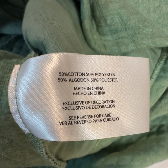 Eddy Bauer light green quilted half zip pullover sweatshirt Women’s small | rr3 - Picture 4 of 6